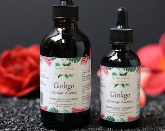 Ginkgo (Ginkgo Biloba) Dried seed Alcohol-Based Tincture