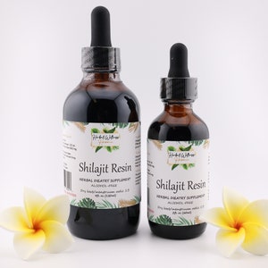 Shilajit Resin Alcohol-free Liquid Extract