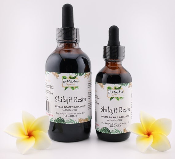 Shilajit Resin Alcohol-free Liquid Extract