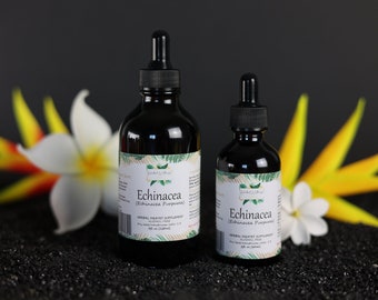 Organic echinacea alcohol-free (echinacea purpurea) dried herb tincture