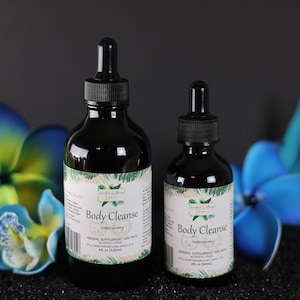 Body cleanse, veterinary natural alcohol-free liquid extract, pet herbal supplement