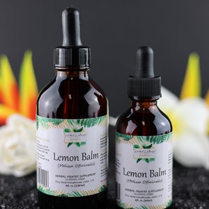 Lemon balm (melissa officinalis) alcohol-free herbal tincture
