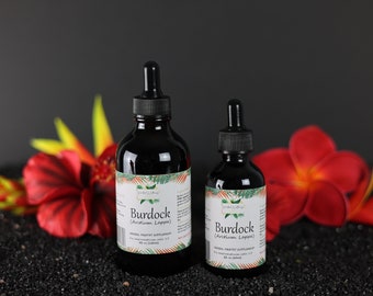 Burdock tincture (arctium lappa) dry fruit alcohol-based