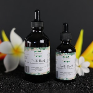 Fo-ti root alcohol-free (polygonum multiflorum) dried root tincture