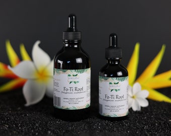 Fo-ti root alcohol-free (polygonum multiflorum) dried root tincture