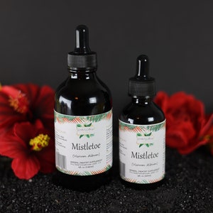 Mistletoe alcohol-based liquid extract (viscum album) dried herb tincture