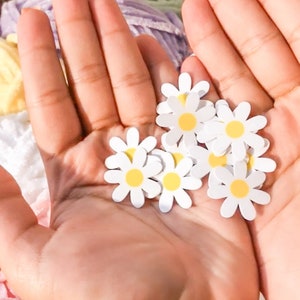 Mini daisy stickers| sticker pack|  Waterproof sticker | Scratch resistant sticker| Vinyl Sticker