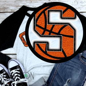 Sublimation Designs Downloass, BASKETBALL Png Faux CHENILLE Letters & Numbers Athletic Varsity Alphabet Font Digital Download Chenille Patch