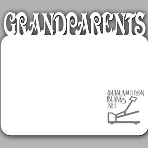 GRANDPARENTS, Grandmother, Grandfather, PICTURE FRAMEs, Sublimation Blanks, Blanks for Sublimation, Photo Frame, gift for mom, home decor