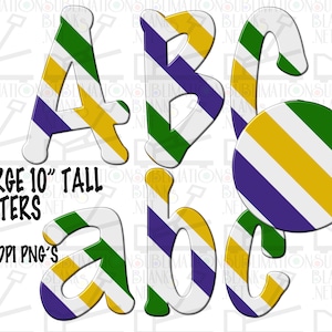 ALPHABET PNG Purple Green Gold Font png, Letters Png Alphabet Sublimation Designs Downloads Printable Bundle