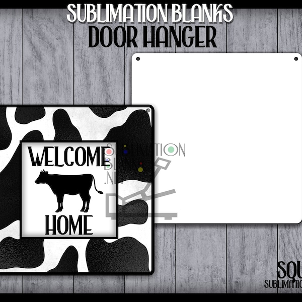 14" Sublimation Blank Door Hangers Etsy