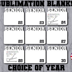 Choice of Year SENIOR top Yr in corner PICTURE FRAMEs Sublimation Blanks Photo Frame home decor senior gifts graduation gift Senior Grad diy