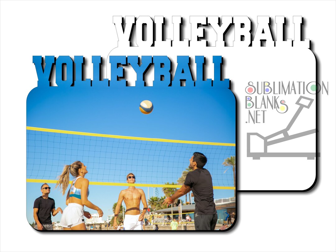 VOLLEYBALL Sublimation Blanks Picture Frame Photo Frames Volleyball