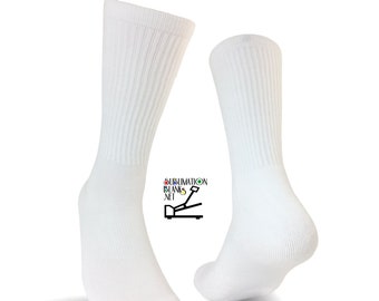 SUBLIMATION BLANKS, SOCKS, Mens socks, Womans socks, white socks, Blanks for Sublimation, Sock Blanks, Polyester Socks, Large Socks