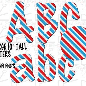 Alphabet, Sublimation Designs Downloads RED BLUE Png, DOODLE Font, Letters, Png, Alphabet, MonogramClipart, Scrapbook, digital download ,Diy