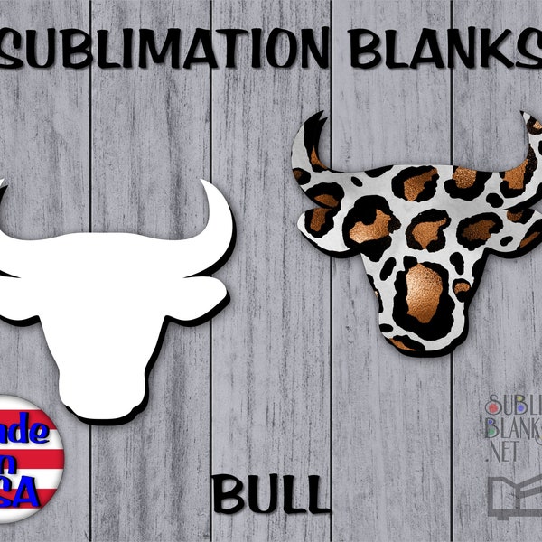 BULLS Bull STUD Earrings SUBLIMATION Blanks Team Earrings Bulk Cute Earrings jewelry Gifts Studs fun earrings Farm Animal Ranch Farmhouse