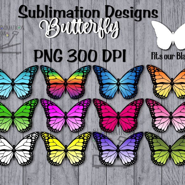 BUTTERFLY svg BUTTERFLY png Sublimation Designs Digital Download Clipart Butterfly Earrings Svg Files for cricut Door Hanger svg