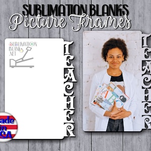 TEACHER Side  Sublimation Blanks Picture Frames Photo Frame home decor blanks wall decor desktop wholesale bulk hardboard mdf unisub diy