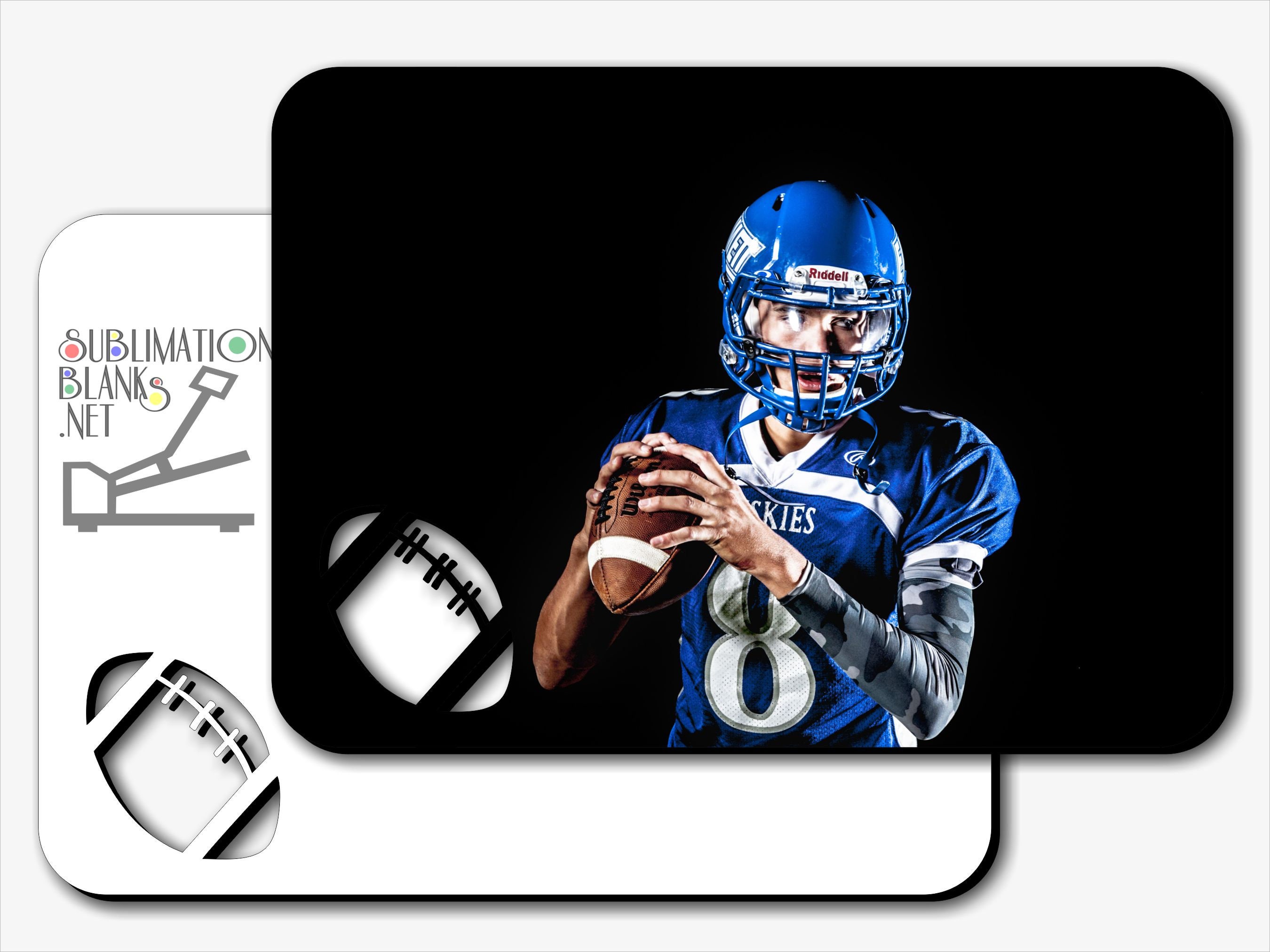 gifts Sports Picture Frame gifts for her FOOTBALL Sublimation Blanks home decor no words gifts for him Landscape Photo Frames