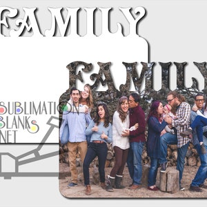 FAMILY, PICTURE FRAMEs, Sublimation Blanks, Unisub, Blanks for Sublimation, Photo Frame, Wholesale Sublimation Blanks, diy, kit, diy gift