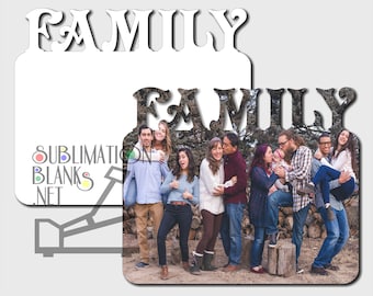 FAMILY, PICTURE FRAMEs, Sublimation Blanks, Unisub, Blanks for Sublimation, Photo Frame, Wholesale Sublimation Blanks, diy, kit, diy gift