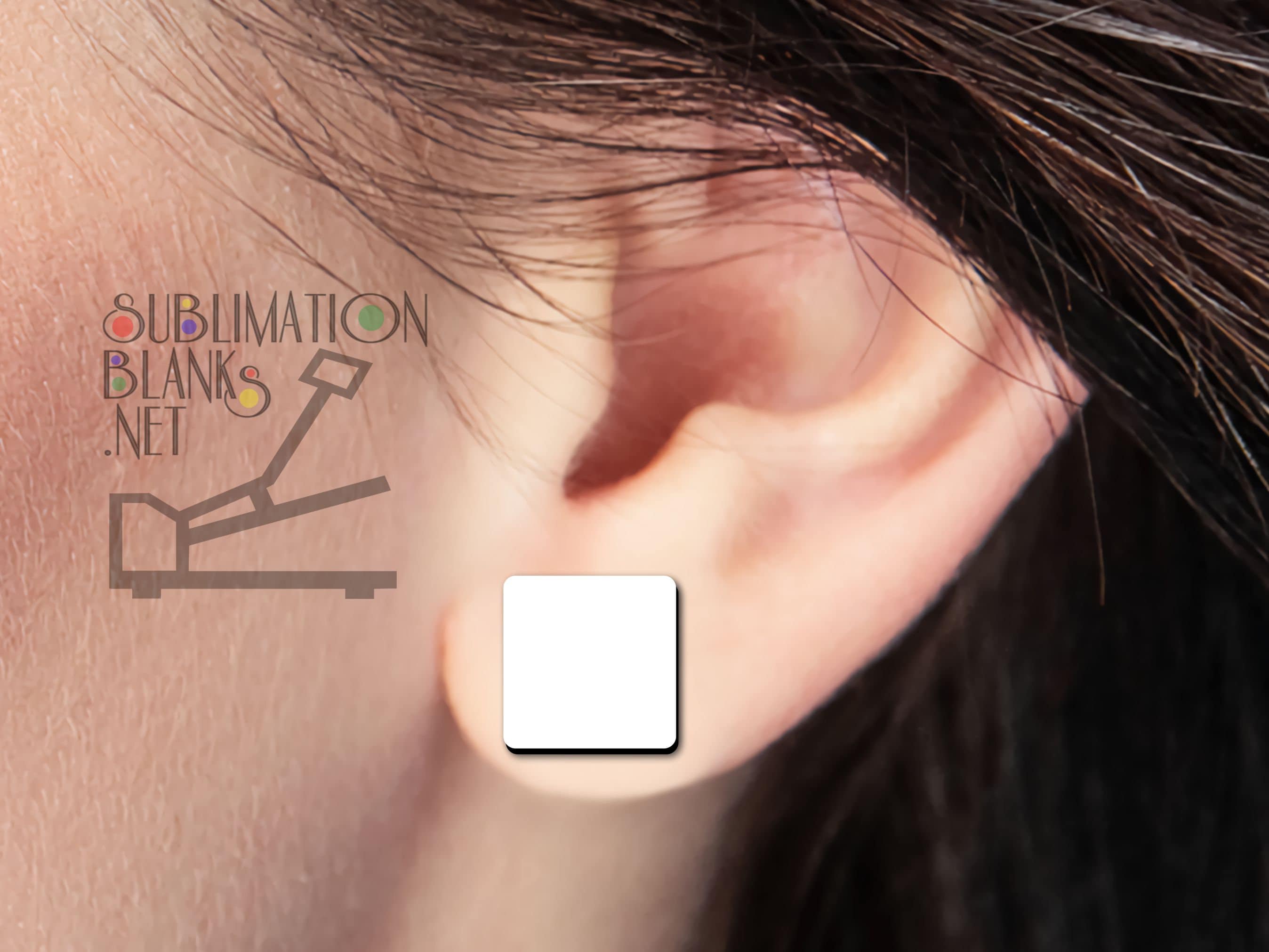EUBUY 250pcs Sublimation Blank Earrings Set Heat Transfer Earring