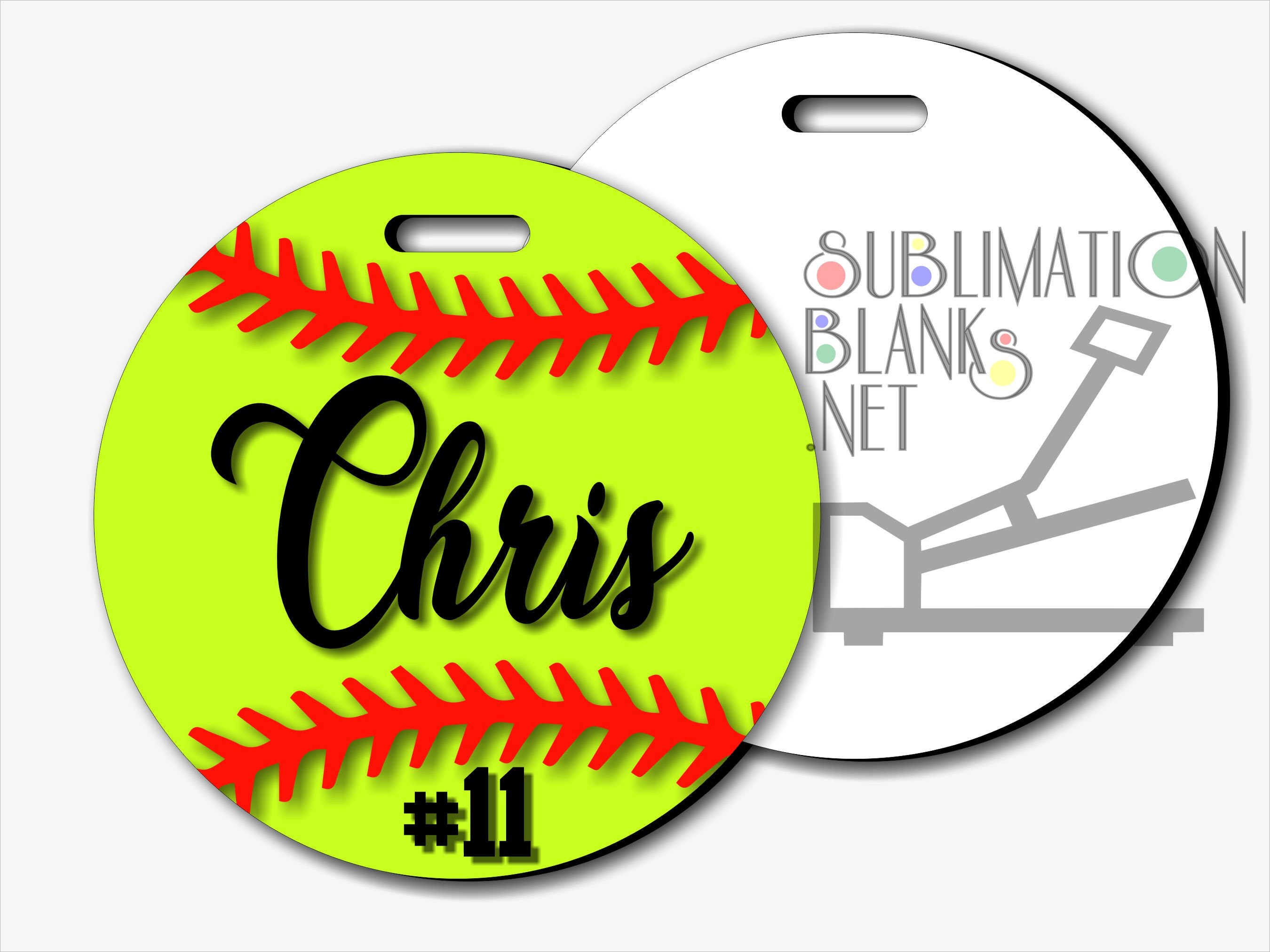 SUBLIMATION BLANKS, Baseball, Softball, EARRINGS, Set of 10