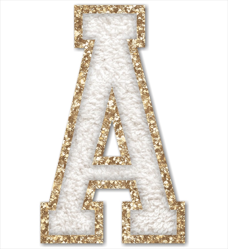 Digital CHENILLE Letters PNG Patches Varsity Alphabet Etsy
