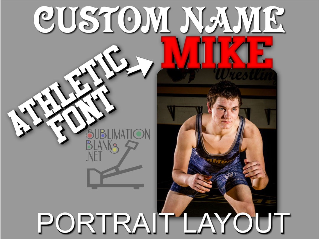 CUSTOM NAME, Portrait Layout, Personalized With Your Name, PICTURE ...