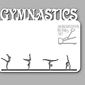 GYMNASTICS, PICTURE FRAMEs, Sublimation Blanks, Photo Frame, gifts, gymnastics mom, gymnastics gift, home decor, blanks for sublimation, diy