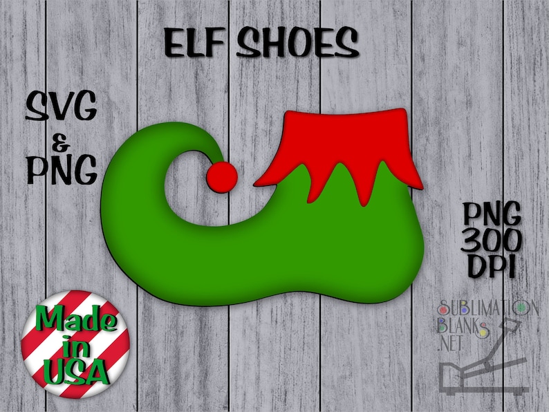 CHRISTMAS SVG Elf SHOE Svg Christmas Png Christmas Designs - Etsy
