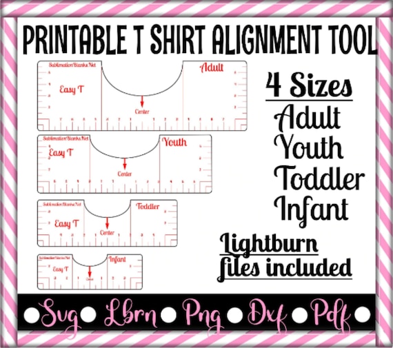 Tshirt Ruler Svg Bundle, Tshirt Alignment Tool Svg, Centering Tool