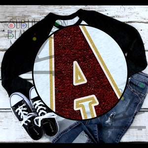 Maroon Gold Glitter, CHENILLE Letters, PNG, Patches, Varsity Alphabet ...