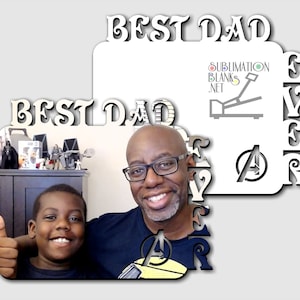 EL MEJOR PAPÁ DEL MUNDO, VENGADORES, Marco de fotos personalizado, Marcos de fotos personalizados, regalos para papá, regalos para él, Día del Padre, decoración de pared, decoración