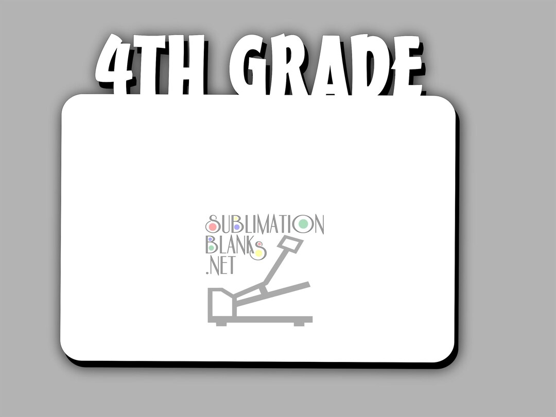 4th GRADE, Fourth Grade, PICTURE Frames, Sublimation Blanks, Photo ...