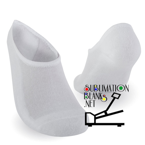 Silky Socks Blank Black N White Sublimation T-Shirt Large