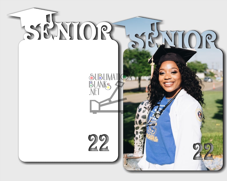 SENIOR top 2023 SIDE PICTURE Frames Sublimation Blanks Etsy