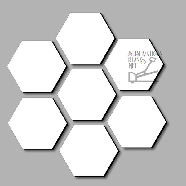 HEXAGON, Wall Tiles, PICTURE FRAMEs, Sublimation Blanks, Photo Frame, Blanks, slate, Picture Collage, Gifts, Picture wall, decor, home decor