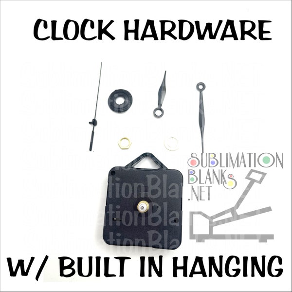 CLOCK HARDWARE, Clock Mechanism, Clock hardware kit, clock motor, clock hands, wall clock, clock hands, clock kit, clock minute hands,