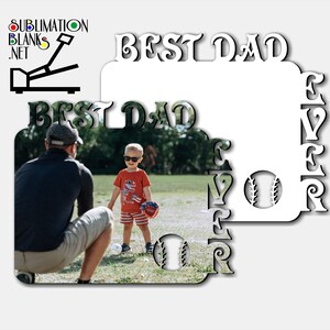 Best Dad Ever BASEBALL Personalized Gifts Picture Frame Custom Photo Frame gifts for dad Personalized BASEBALL gifts for men Fathers Day