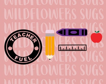 Download Teacher Fuel Svg Etsy