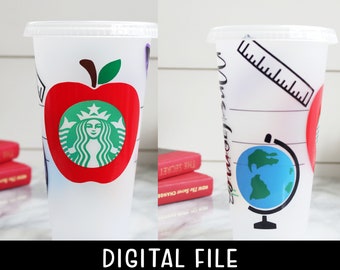 Download Teacher Starbucks Svg Etsy