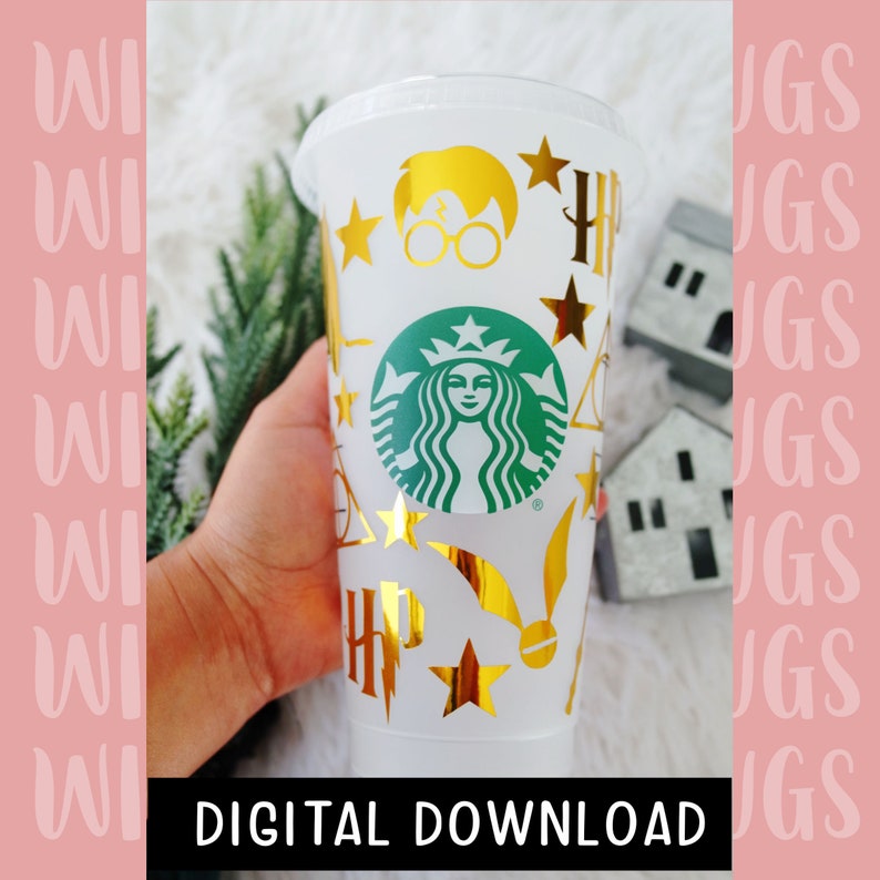 Download Starbucks Inspired Harry potter SVG/ Silhouette Cricut ...