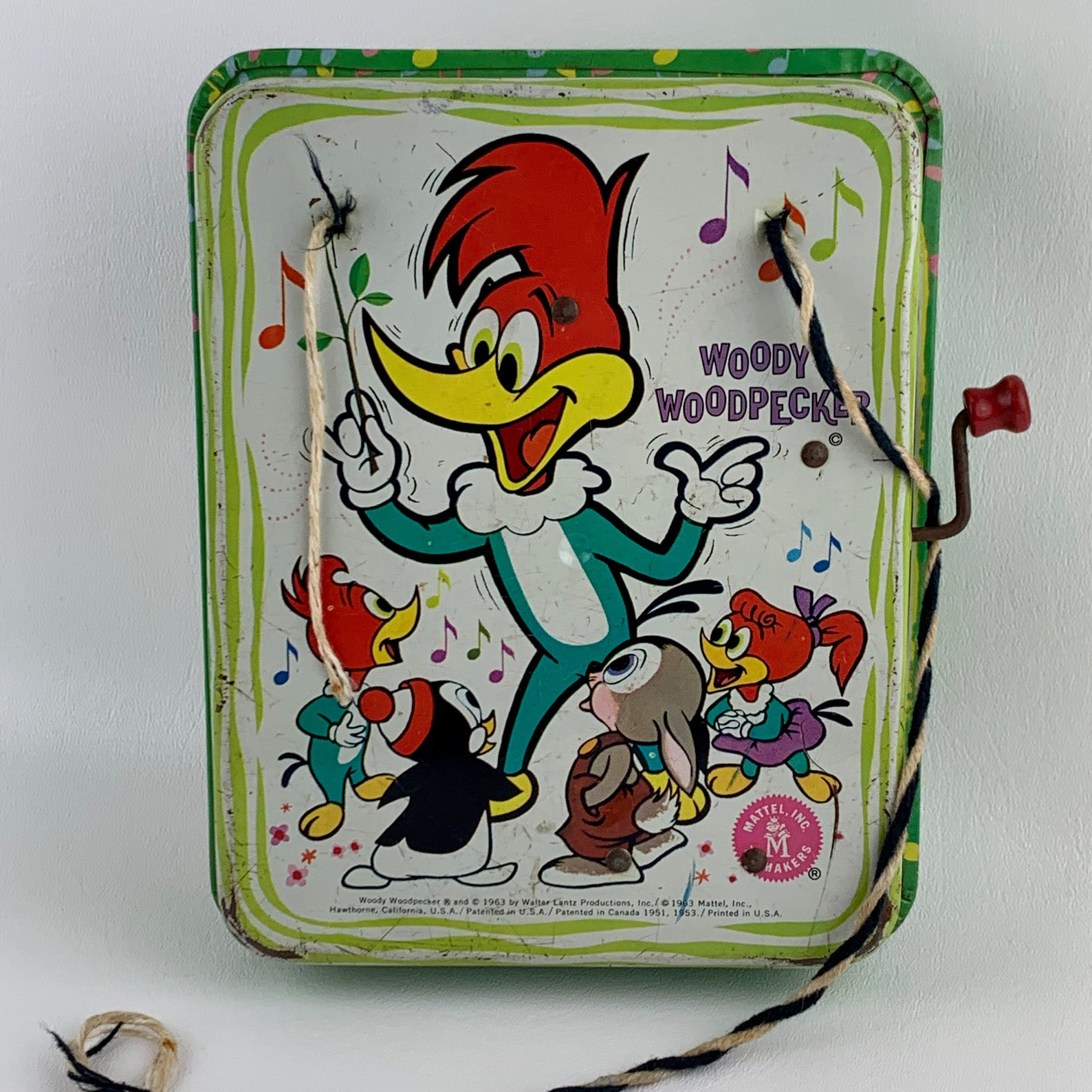 Woody Woodpecker Music Maker Music Toy Mattel Walter Lantz | Etsy