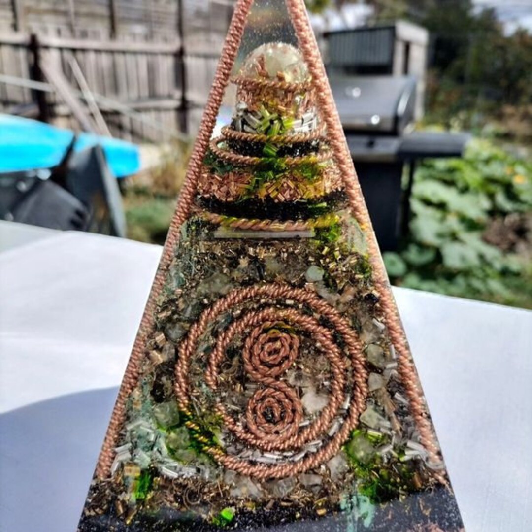 Orgone Gen Massive Orgone Generator 76 Degree Prussian - Greener Pastures - Etsy