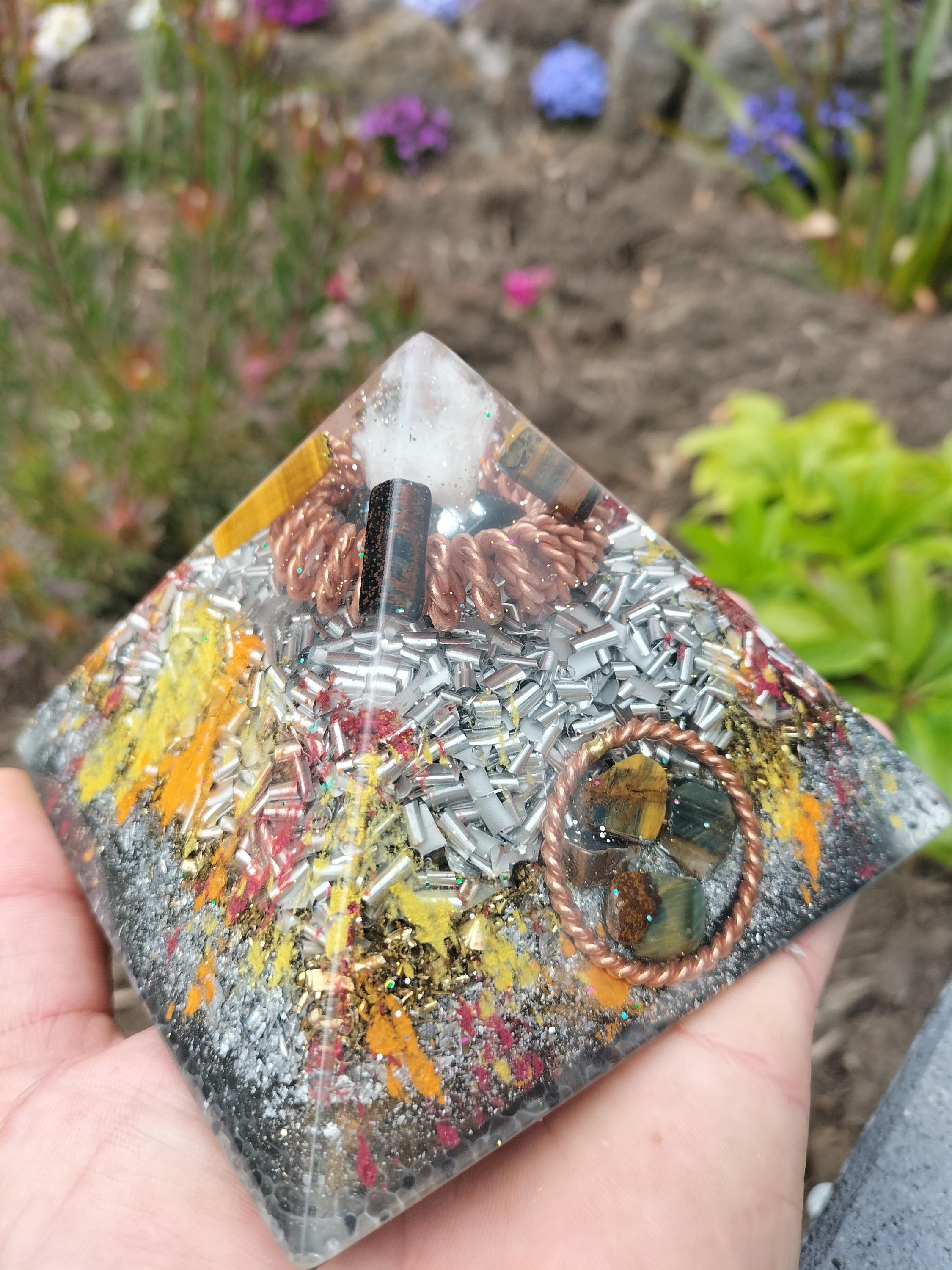 Toroid of Giza Orgone Generator Tigers Eye - Medium - Etsy