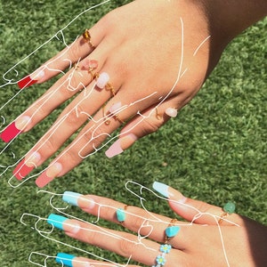 Crystal Wire Rings