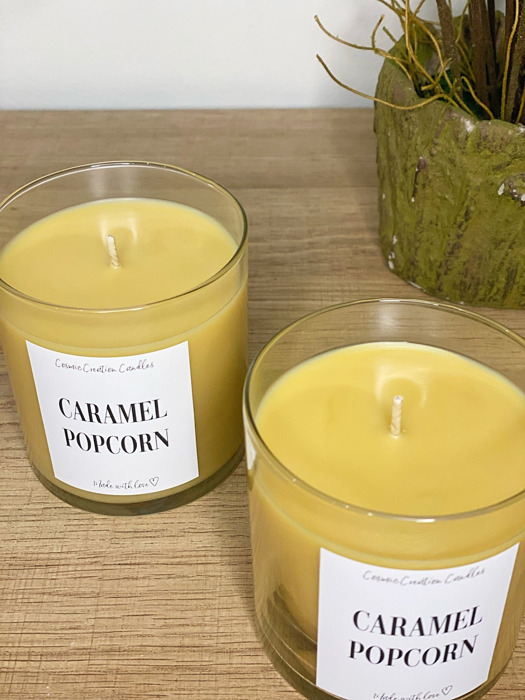 Caramel Popcorn Candle Homemade Candles Gifting Candles Sweet Candles