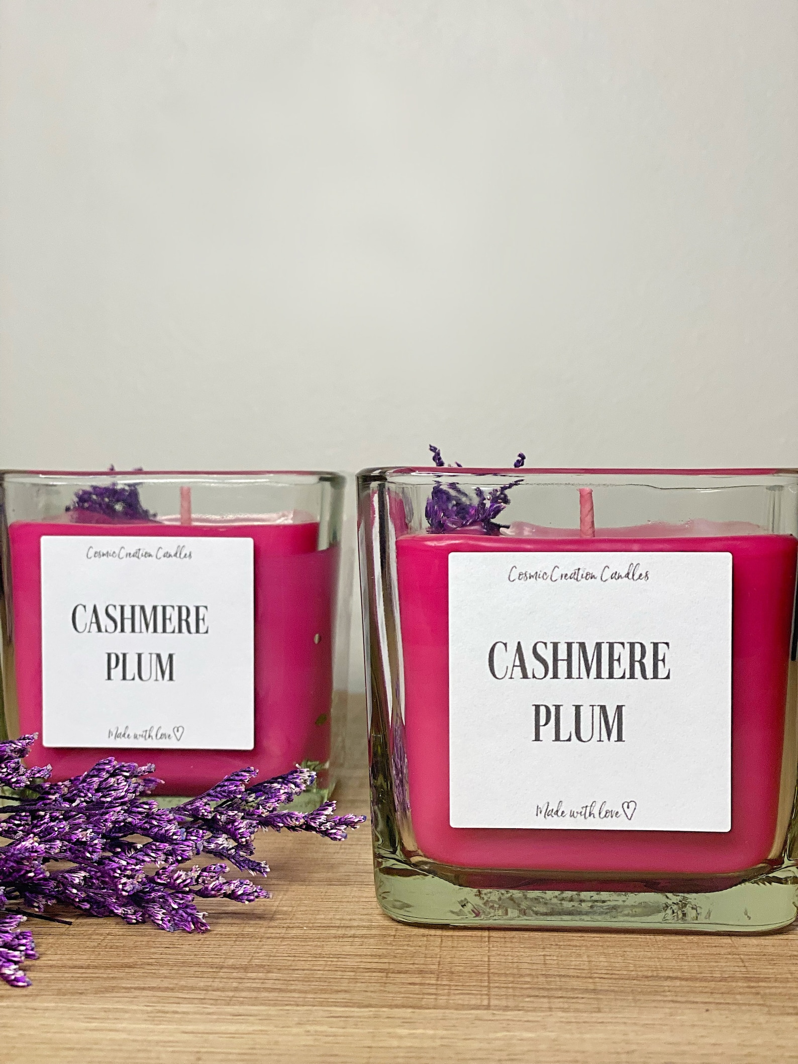 Cashmere Plum Candle Plum Candle Fruity Candles Homemade Etsy