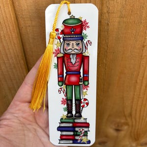 Lesezeichen Nussknacker | personalisiertes Lesezeichen | Strumpffüller | Weihnachtsgeschenk | Nussknacker | Lesezeichen